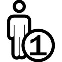 1 persoons paraplutent